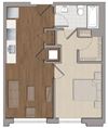 A8 Floor Plan A8 Floor Plan at The George, Wheaton